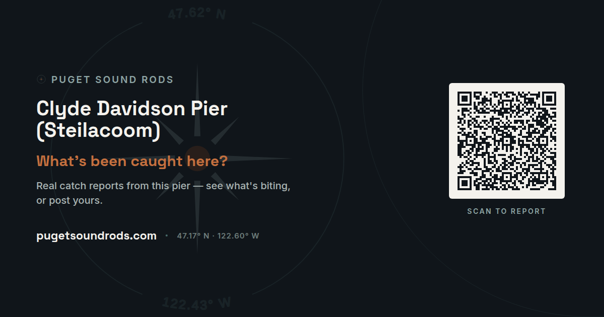 Clyde Davidson Pier (Steilacoom) — Report Your Catch