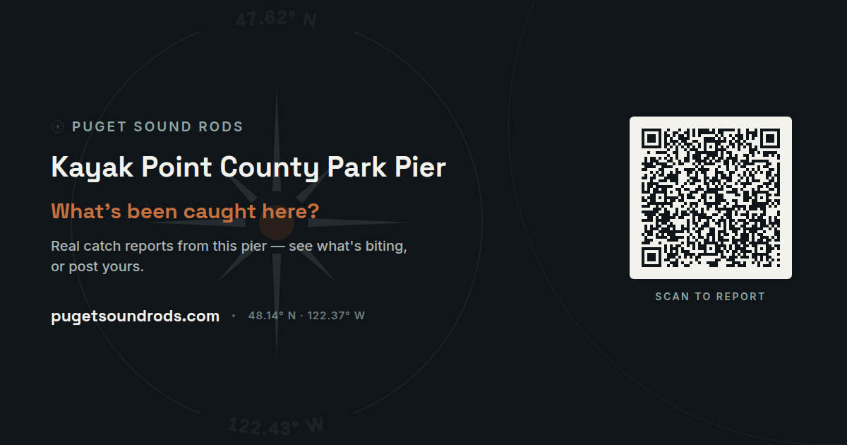 Kayak Point County Park Pier — Report Your Catch
